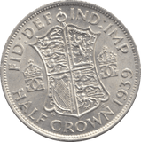 1939 HALFCROWN ( AUNC ) 14 - Halfcrown - Cambridgeshire Coins