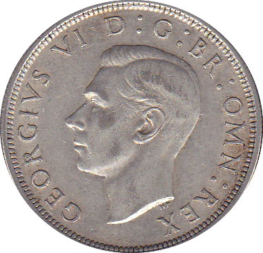 1939 HALFCROWN ( AUNC ) - Halfcrown - Cambridgeshire Coins