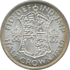 1939 HALFCROWN ( BU ) - Halfcrown - Cambridgeshire Coins