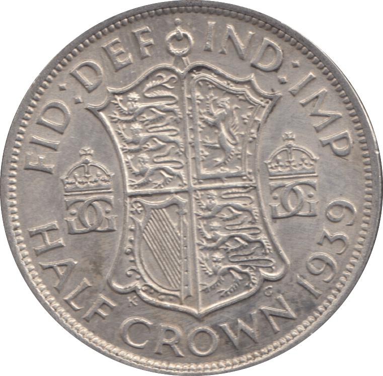 1939 HALFCROWN ( EF ) 3 - Halfcrown - Cambridgeshire Coins