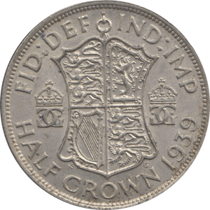 1939 HALFCROWN ( EF ) 5 - Halfcrown - Cambridgeshire Coins