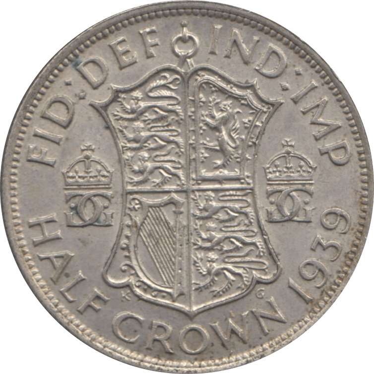 1939 HALFCROWN ( EF ) 5 - Halfcrown - Cambridgeshire Coins