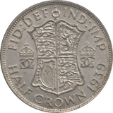 1939 HALFCROWN ( EF ) 5 - Halfcrown - Cambridgeshire Coins