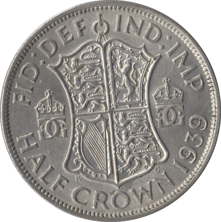 1939 HALFCROWN ( UNC ) - Halfcrown - Cambridgeshire Coins