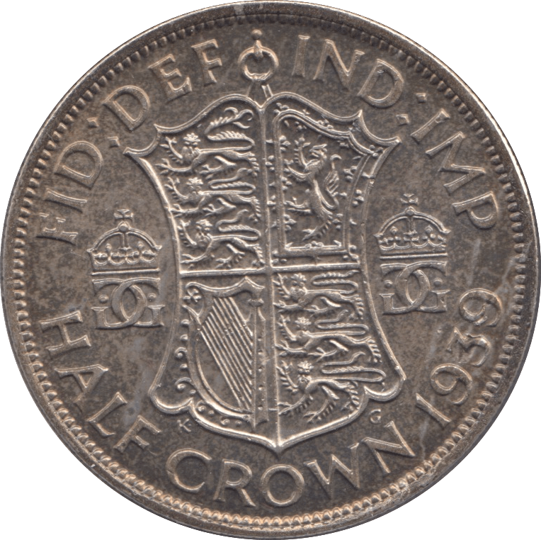 1939 HALFCROWN ( UNC ) - HALFCROWN - Cambridgeshire Coins