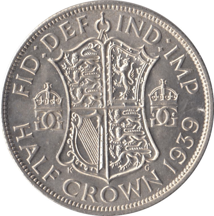 1939 HALFCROWN ( UNC ) - Halfcrown - Cambridgeshire Coins
