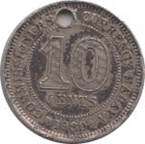 1939 MALAYSIA 10 CENTS - WORLD COINS - Cambridgeshire Coins