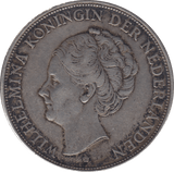 1939 NETHERLANDS 2 1/2 GULDEN - SILVER WORLD COINS - Cambridgeshire Coins