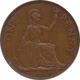 1939 PENNY 1 ( GVF ) 5 - Penny - Cambridgeshire Coins