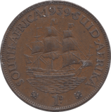 1939 PENNY SOUTH AFRICA - WORLD COINS - Cambridgeshire Coins