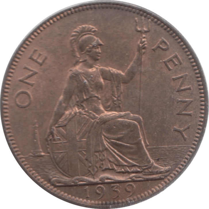 1939 PENNY ( UNC ) 23 - Penny - Cambridgeshire Coins
