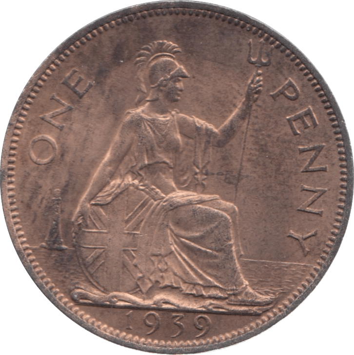 1939 PENNY ( UNC ) 26 - Penny - Cambridgeshire Coins