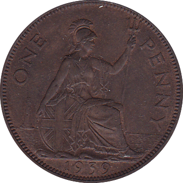 1939 PENNY ( UNC ) A - Penny - Cambridgeshire Coins