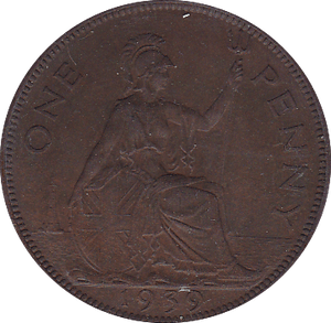 1939 PENNY ( UNC ) B - Penny - Cambridgeshire Coins