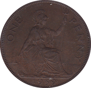 1939 PENNY ( UNC ) B - Penny - Cambridgeshire Coins