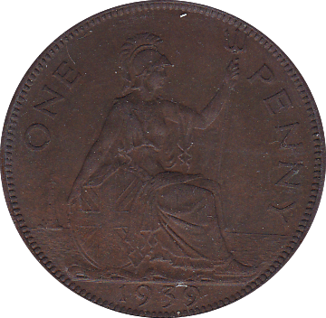 1939 PENNY ( UNC ) B - Penny - Cambridgeshire Coins