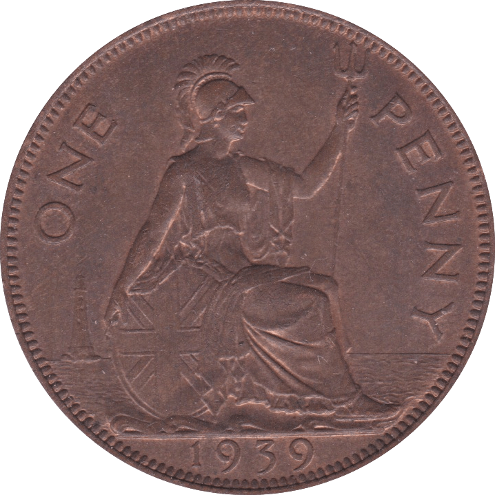 1939 PENNY ( UNC ) C - Penny - Cambridgeshire Coins