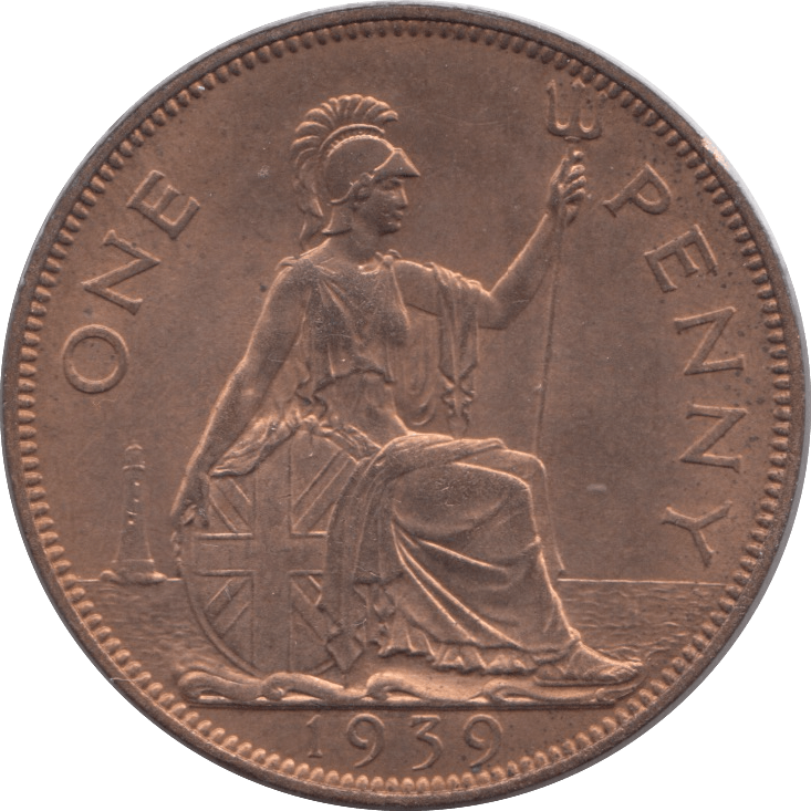 1939 PENNY ( UNC ) - Penny - Cambridgeshire Coins