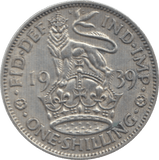 1939 SHILLING ( EF ) 1 - Shilling - Cambridgeshire Coins
