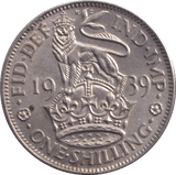 1939 SHILLING ( UNC ) - Shilling - Cambridgeshire Coins