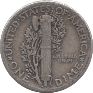 1939 SILVER 1 DIME USA - SILVER WORLD COINS - Cambridgeshire Coins
