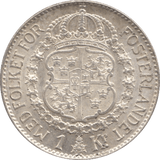 1939 SILVER 1 KRONA SWEDEN - SILVER WORLD COINS - Cambridgeshire Coins