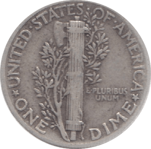1939 SILVER DIME USA - SILVER WORLD COINS - Cambridgeshire Coins