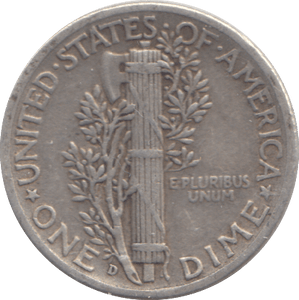 1939 SILVER DIME USA - WORLD COINS - Cambridgeshire Coins