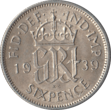1939 SIXPENCE ( AUNC ) - Sixpence - Cambridgeshire Coins