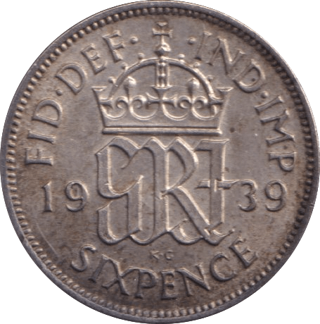 1939 SIXPENCE ( UNC ) - Sixpence - Cambridgeshire Coins