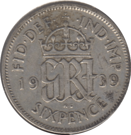 1939 SIXPENCE ( VF ) 6 - Sixpence - Cambridgeshire Coins