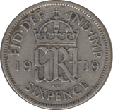 1939 SIXPENCE ( VF ) 7 - Sixpence - Cambridgeshire Coins