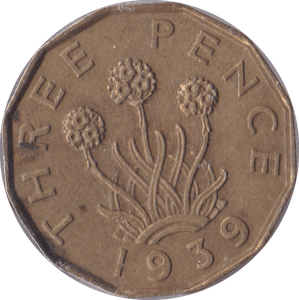 1939 THREEPENCE ( AUNC ) - Threepence - Cambridgeshire Coins