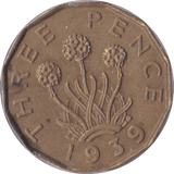 1939 THREEPENCE ( AUNC ) - Threepence - Cambridgeshire Coins