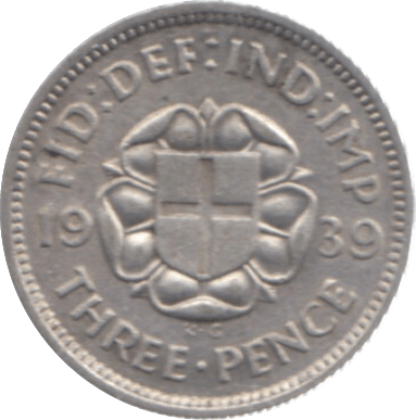 1939 THREEPENCE ( EF ) - Threepence - Cambridgeshire Coins