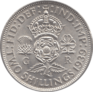 1939 TWO SHILLING ( AUNC ) 16 - Two SHILLINGS - Cambridgeshire Coins