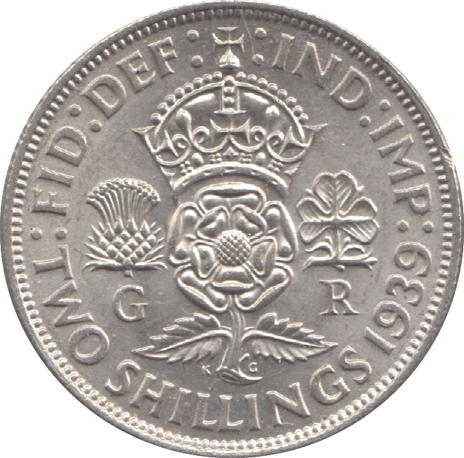 1939 TWO SHILLING ( AUNC ) 16 - Two SHILLINGS - Cambridgeshire Coins