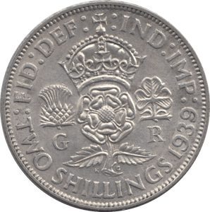 1939 TWO SHILLINGS ( AUNC ) - FLORIN - Cambridgeshire Coins