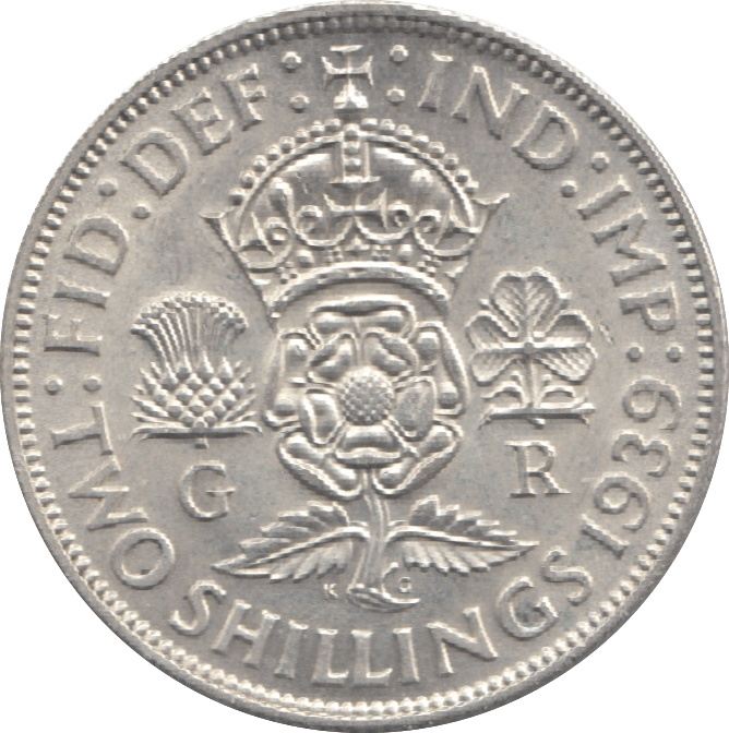 1939 TWO SHILLINGS ( UNC ) 14 - TWO SHILLING - Cambridgeshire Coins