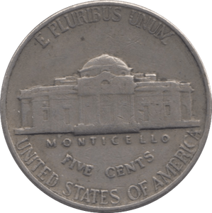 1939 USA 5 CENTS - WORLD COINS - Cambridgeshire Coins