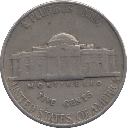 1939 USA 5 CENTS - WORLD COINS - Cambridgeshire Coins