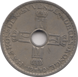 1940 1 KRONE NORWAY - WORLD COINS - Cambridgeshire Coins