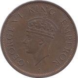 1940 1/4 ANNA INDIA - WORLD COINS - Cambridgeshire Coins