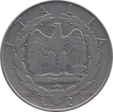 1940 2 LIRE ITALY - WORLD COINS - Cambridgeshire Coins