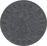 1940 5 RECHSPFENNIG GERMANY - WORLD COINS - Cambridgeshire Coins