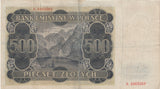 1940 500 ZLOTYCH BANKNOTE POLAND GERMAN OCCUPATION REF 1043 - World Banknotes - Cambridgeshire Coins