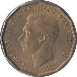1940 BRASS THREEPENCE ( BU ) - Threepence - Cambridgeshire Coins