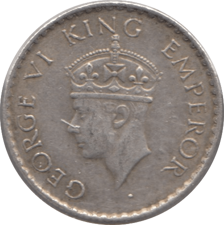 1940 EAST INDIA COMPANY QUARTER RUPEE - WORLD SILVER COINS - Cambridgeshire Coins