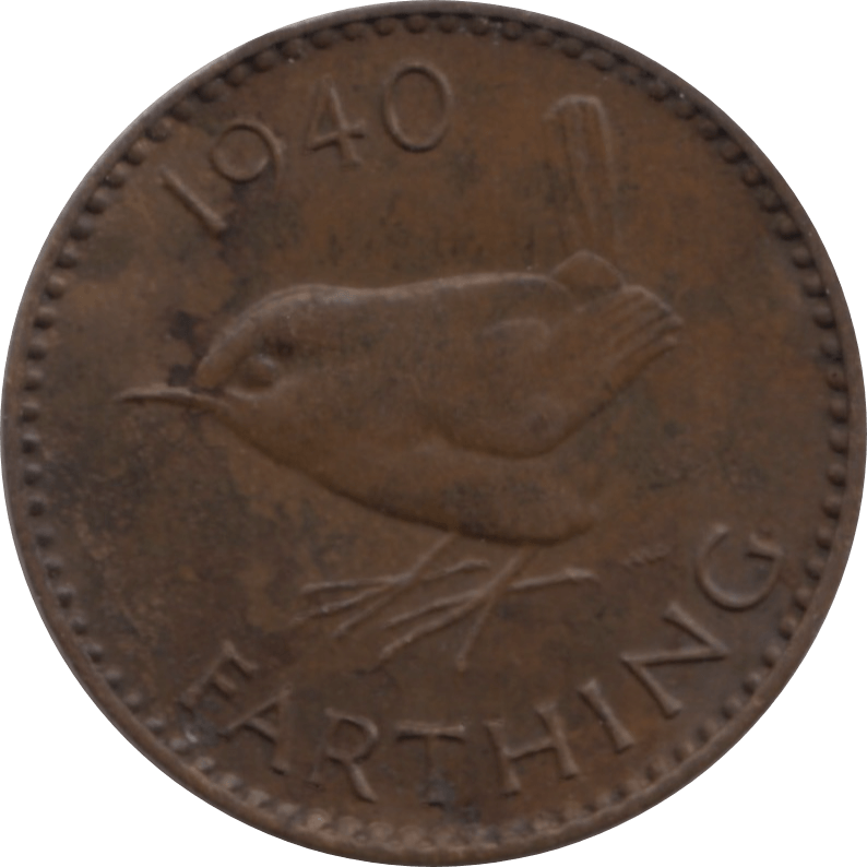 1940 FARTHING 2 ( UNC ) 18 - Farthing - Cambridgeshire Coins