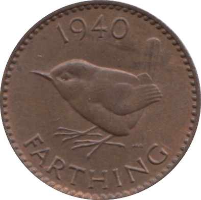1940 FARTHING ( BU ) 5 - Farthing - Cambridgeshire Coins